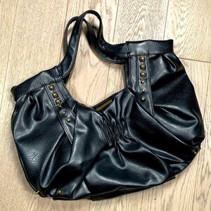 Matt&Nat Vegan Leather Black Shoulder Bag